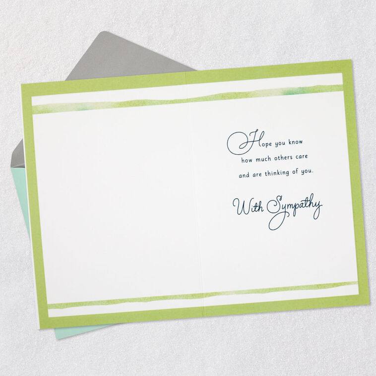 Hallmark Memories Bring Comfort Sympathy Card For Loss Of Brother