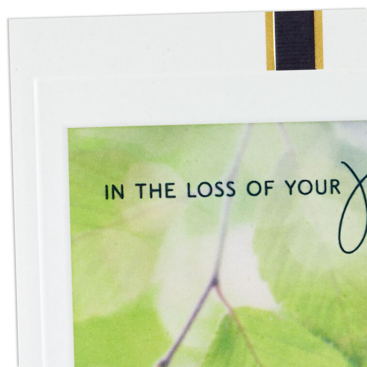 Hallmark Memories Bring Comfort Sympathy Card For Loss Of Brother