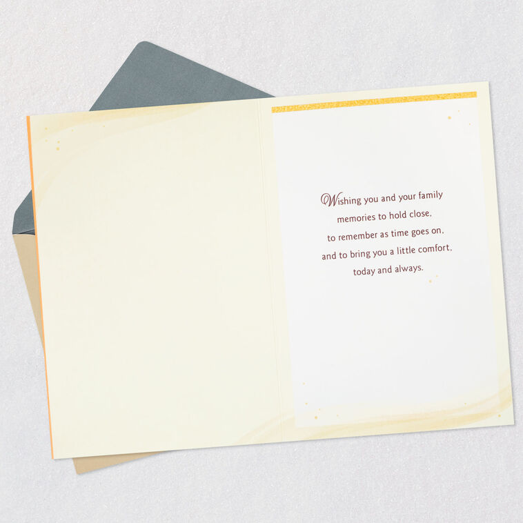 Hallmark Memories Keep Our Loved Ones Close Sympathy Card