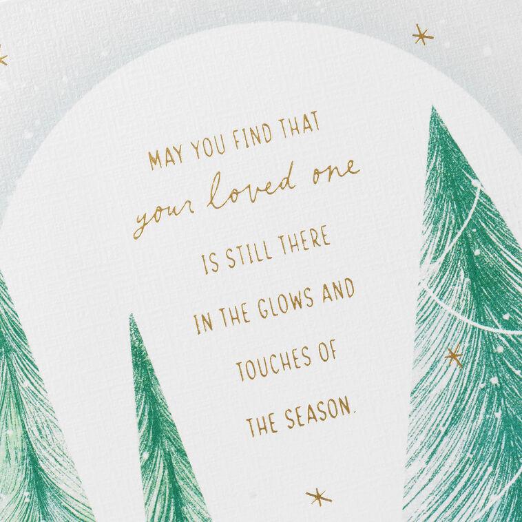 Hallmark Memories Of Your Loved One Holiday Sympathy Card