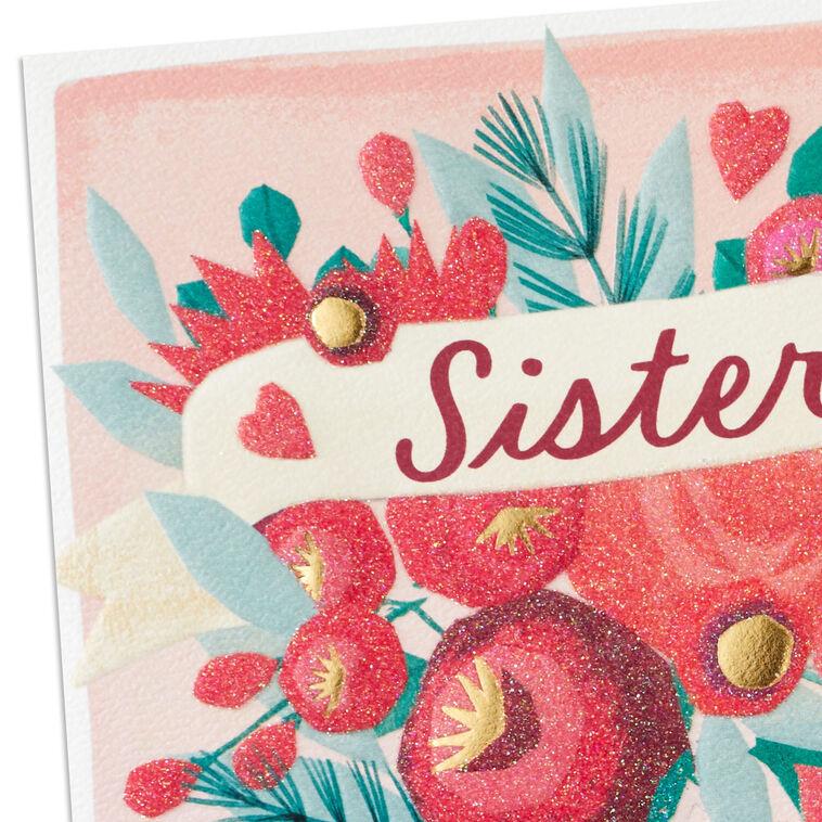 Hallmark Merry Christmas With Love Christmas Card For Sister