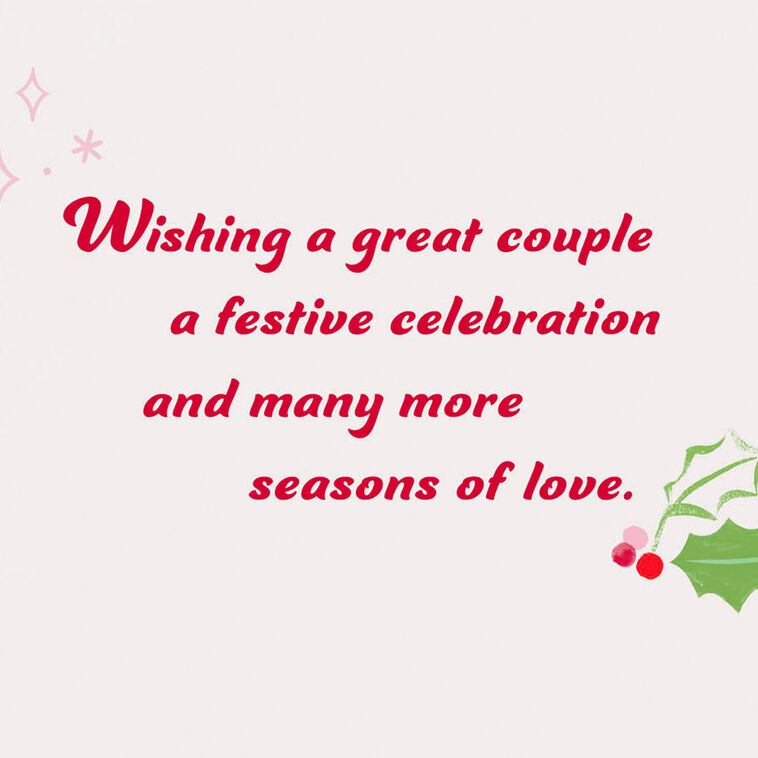 Hallmark Merry Mistletoe Christmas Card For Niece And Her Husband