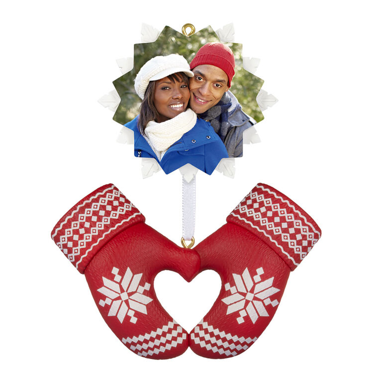 hallmark Merry Mittens Personalized Ornament Custom Photo