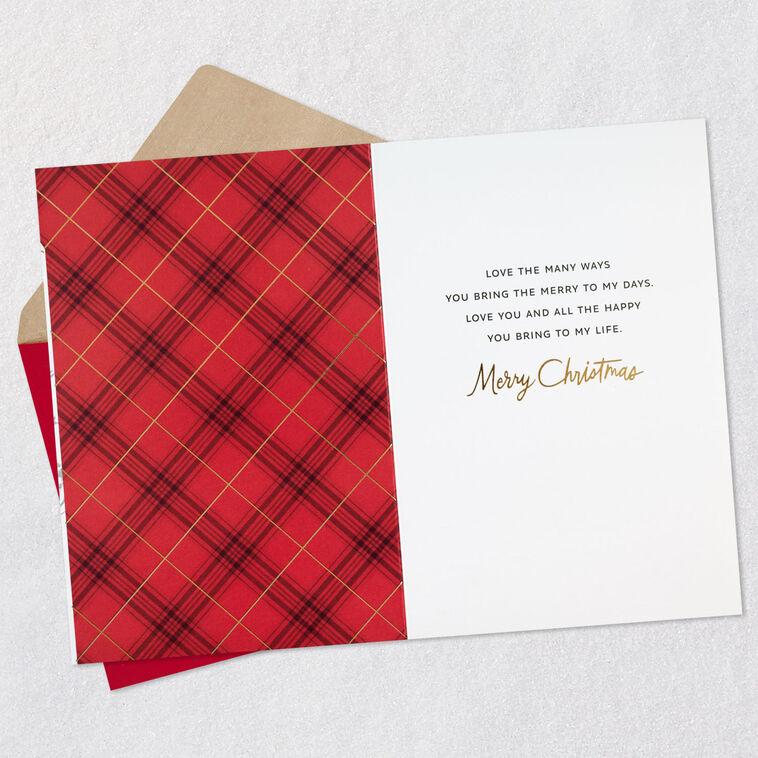 Hallmark Merry Vintage Red Truck You're Loved Christmas Card