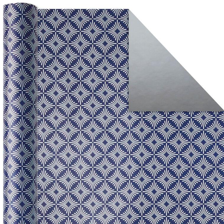 Hallmark Metallic Shimmer 3-Pack Reversible Wrapping Paper 120 Sq. Ft. Total