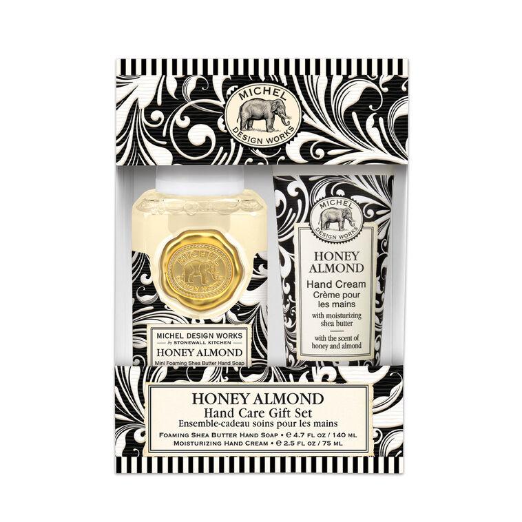 hallmark Michel Design Works Honey Almond Foaming Soap and Hand Cream Gift Set