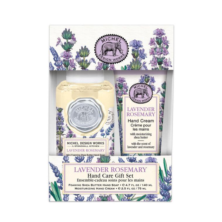 hallmark Michel Design Works Lavender Rosemary Foaming Soap and Hand Cream Gift Set