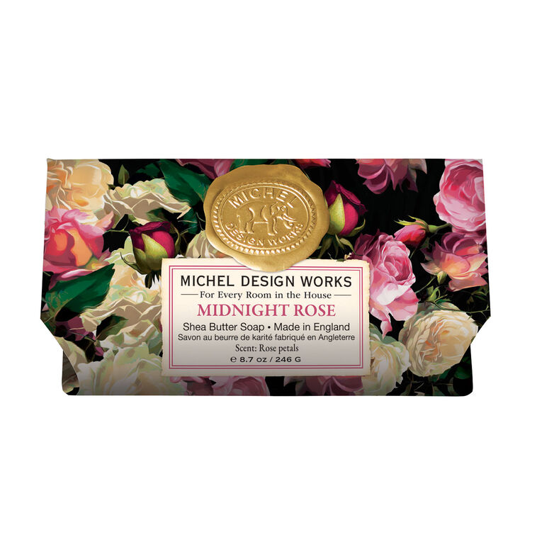 hallmark Michel Design Works Midnight Rose Large Bath Soap Bar