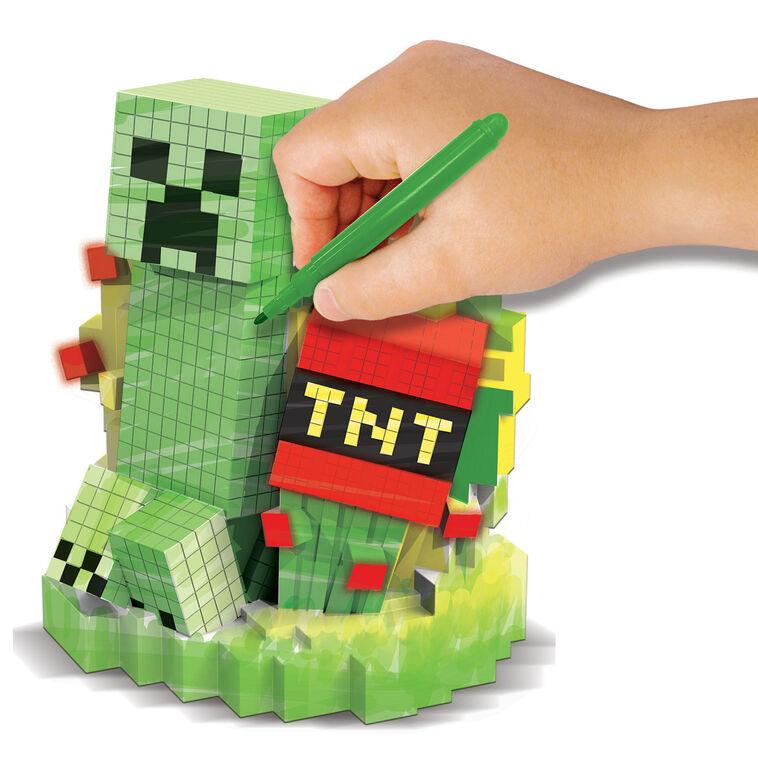 Hallmark Minecraft Creeper Design A Vinyl Coloring Kit