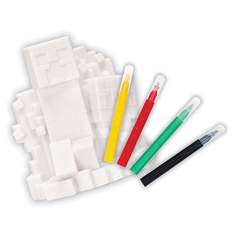 Hallmark Minecraft Creeper Design A Vinyl Coloring Kit