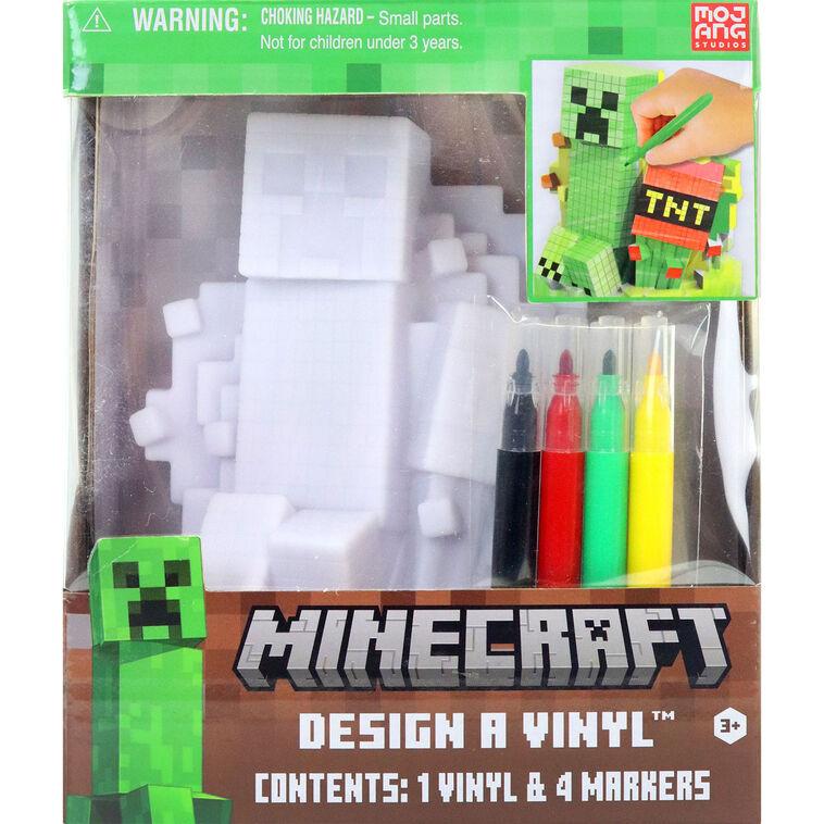 hallmark Minecraft Creeper Design A Vinyl Coloring Kit