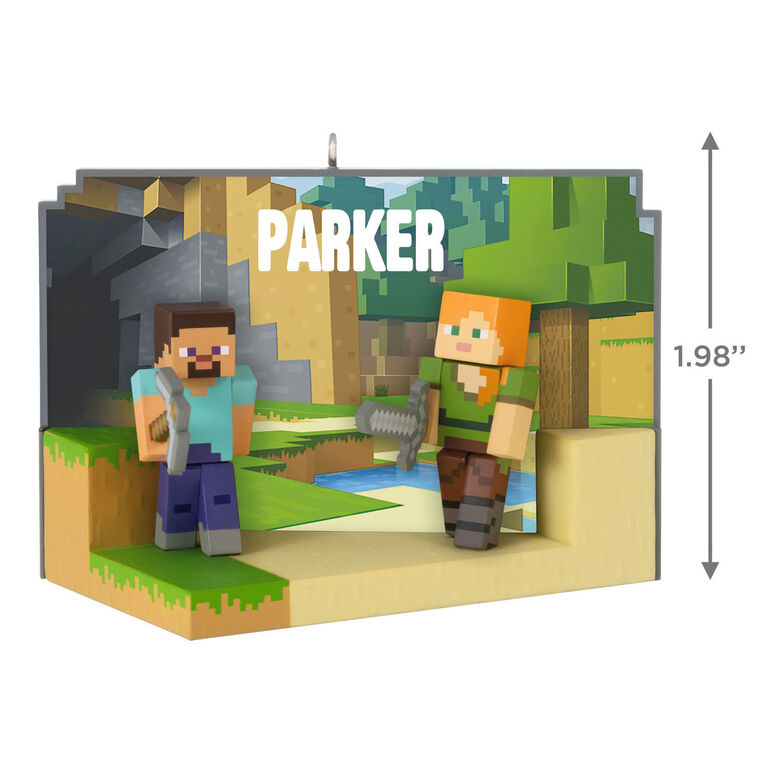 Hallmark Minecraft My World Personalized Ornament Custom Text