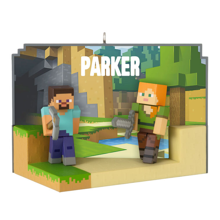 hallmark Minecraft My World Personalized Ornament Custom Text