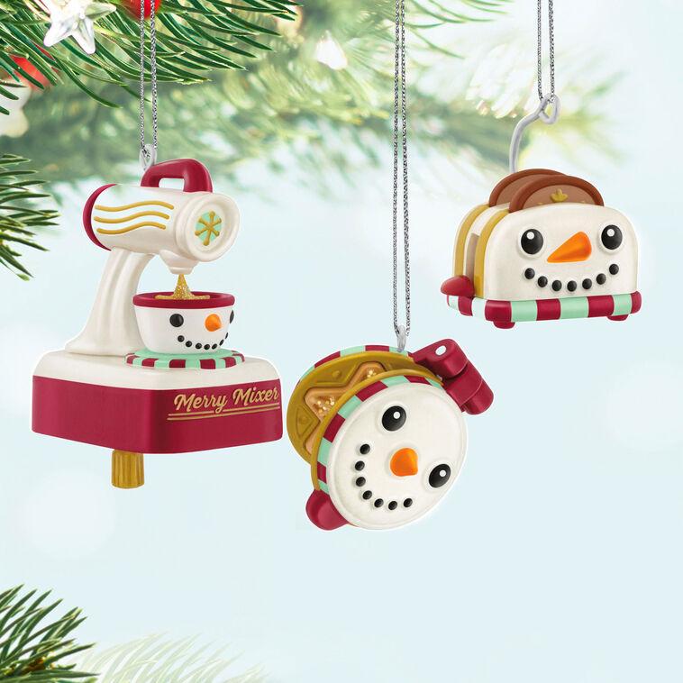 Hallmark Mini Cooking Up Christmas Ornaments Set Of 3
