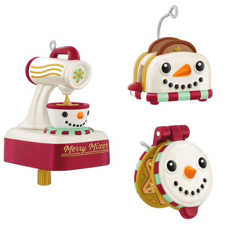 hallmark Mini Cooking Up Christmas Ornaments Set of 3