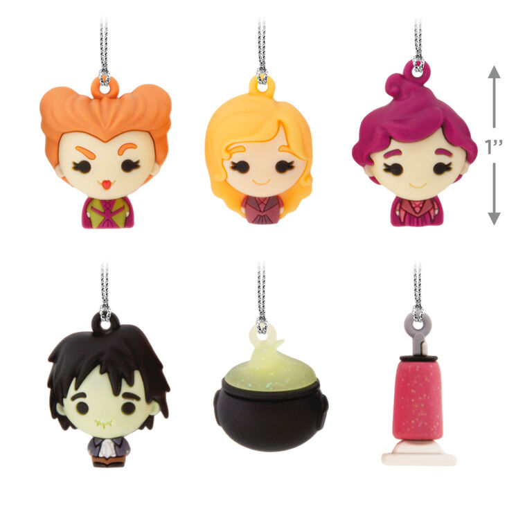 Hallmark Mini Disney Hocus Pocus Shatterproof Hallmark Ornaments Set Of 6