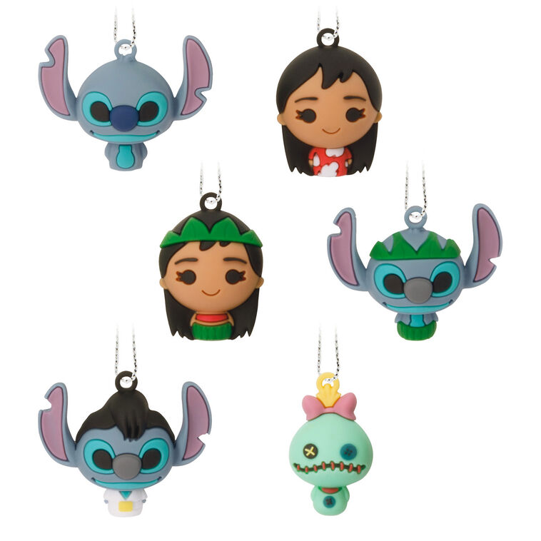 hallmark Mini Disney Lilo & Stitch Shatterproof Hallmark Ornaments Set of 6