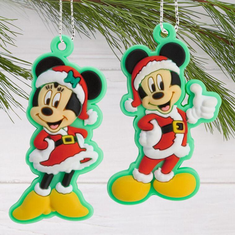 Hallmark Mini Disney Mickey Mouse And Friends Hallmark Tree Topper And Ornaments Set Of 5