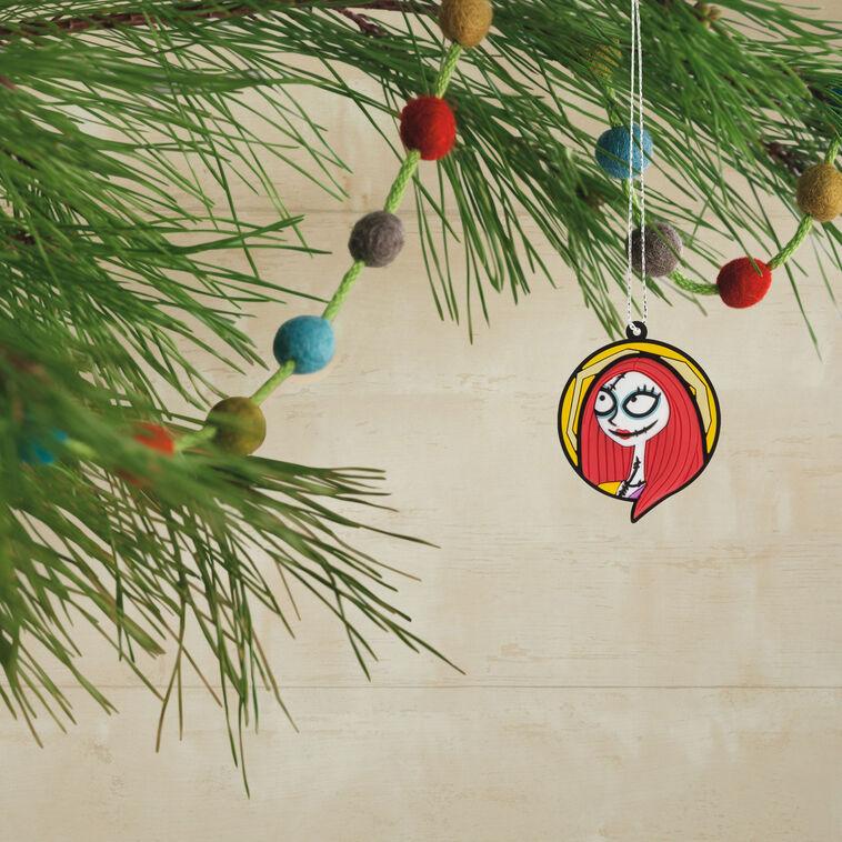 Hallmark Mini Disney Tim Burton's The Nightmare Before Christmas Hallmark Tree Topper And Ornaments Set Of 5