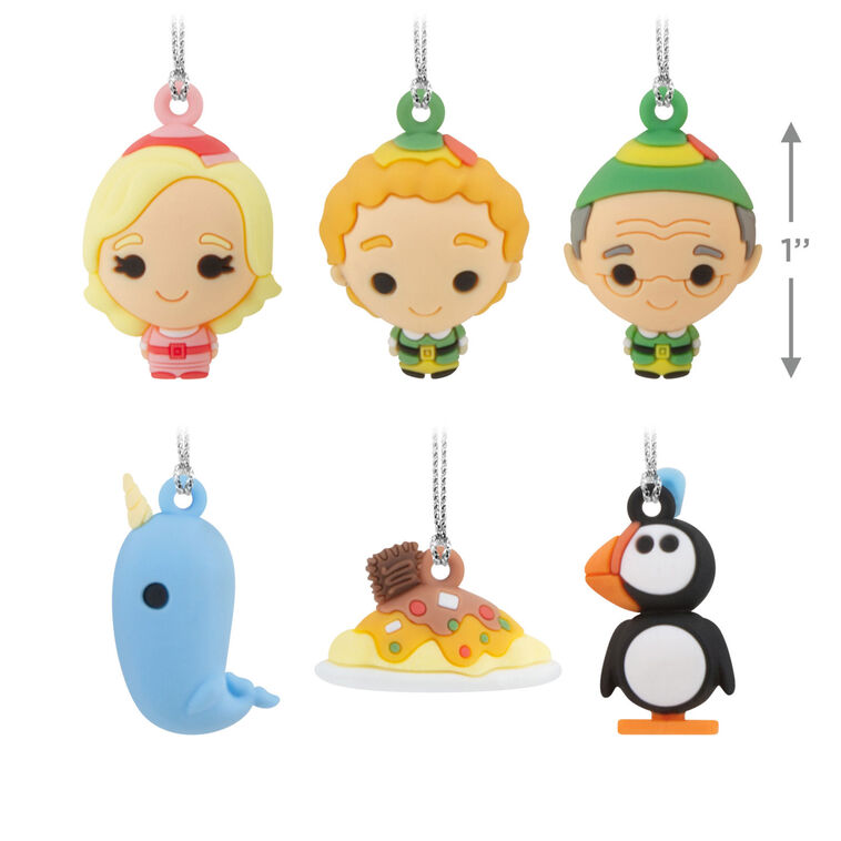 Hallmark Mini Elf Shatterproof Hallmark Ornaments Set Of 6