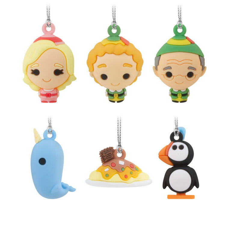 hallmark Mini Elf Shatterproof Hallmark Ornaments Set of 6