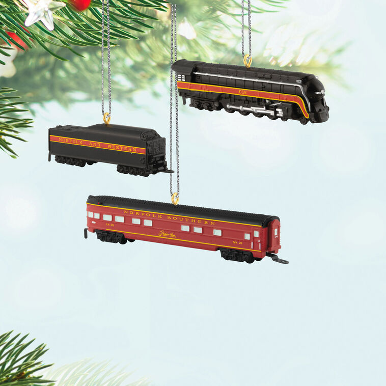 Hallmark Mini Lionel® Norfolk And Western Passenger Set Ornaments Set Of 3