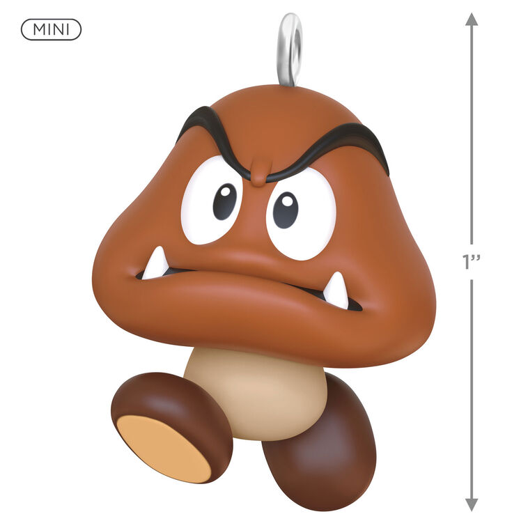 Hallmark Mini Nintendo Super Mario™ Goomba Ornament 1"