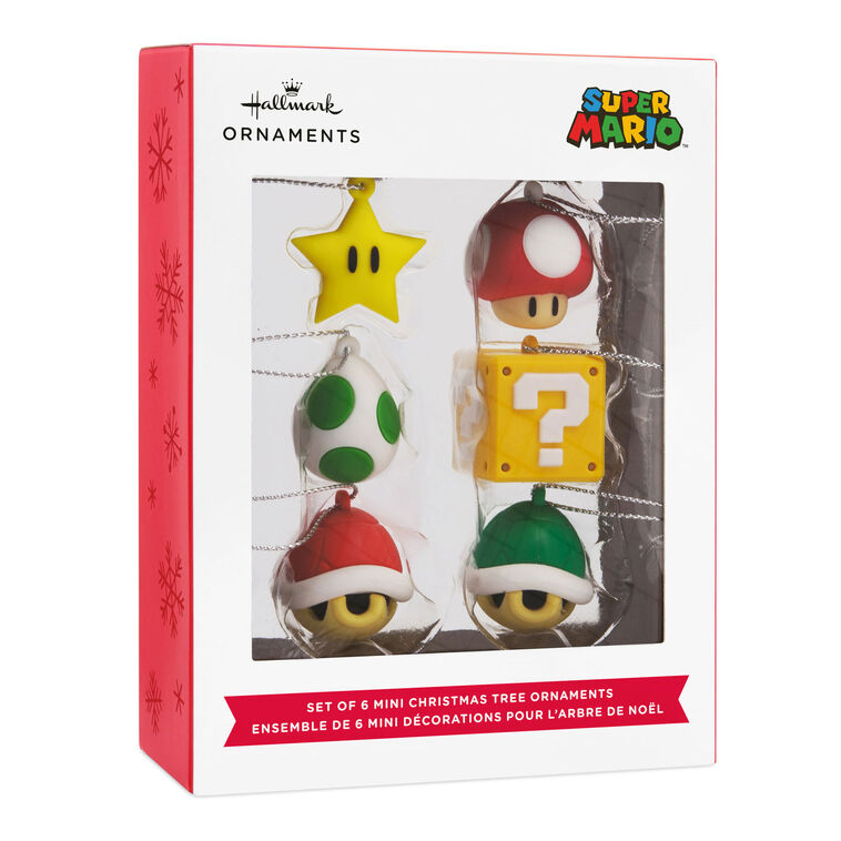 Hallmark Mini Nintendo Super Mario™ Shatterproof Hallmark Ornaments Set Of 6