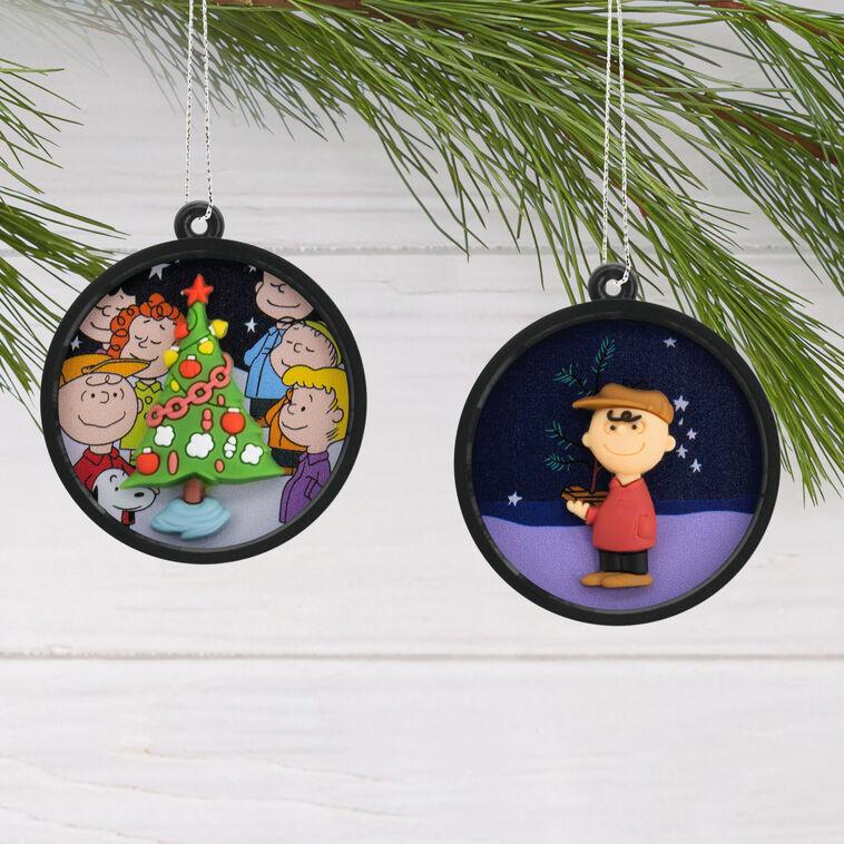 Hallmark Mini Peanuts® Scenes Shatterproof Hallmark Ornaments Set Of 4