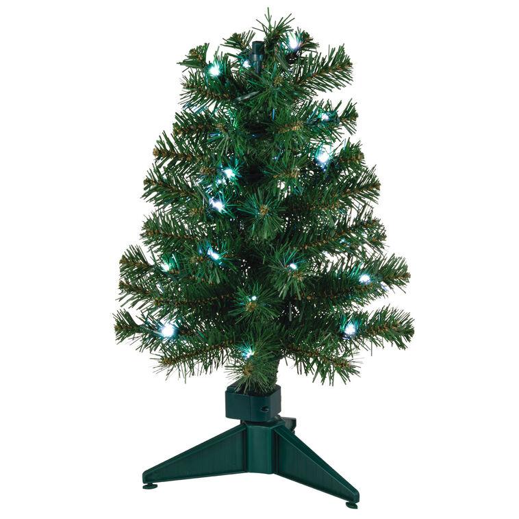 hallmark Mini ShowToppers Evergreen Christmas Tree With Light 17"