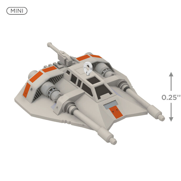 Hallmark Mini Star Wars: The Empire Strikes Back™ Rebel Snowspeeder™ Ornament 0.25"