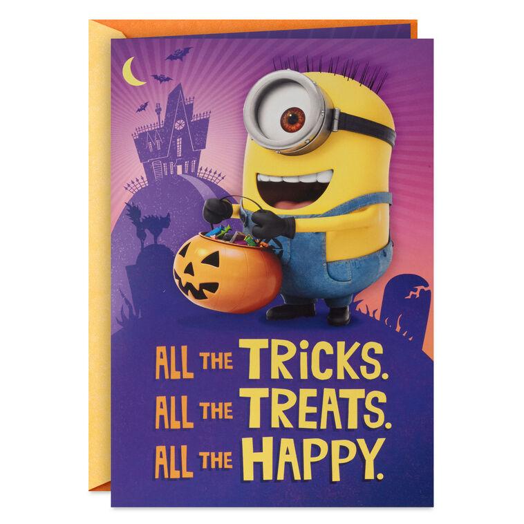 hallmark Minions All the Happy Musical Halloween Card