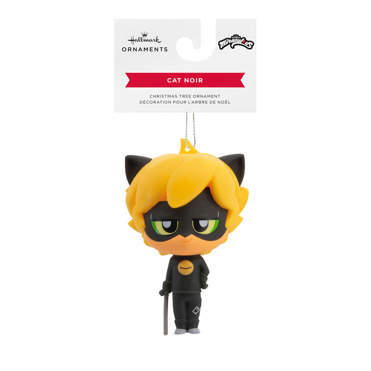 Hallmark Miraculous Cat Noir Shatterproof Hallmark Ornament