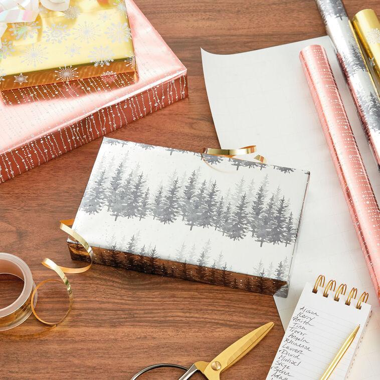 Hallmark Mixed Metallics 3-Pack Holiday Wrapping Paper Assortment 60 Sq. Ft