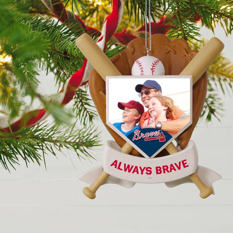 Hallmark MLB Atlanta Braves™ Baseball Personalized Ornament Custom Photo And Text