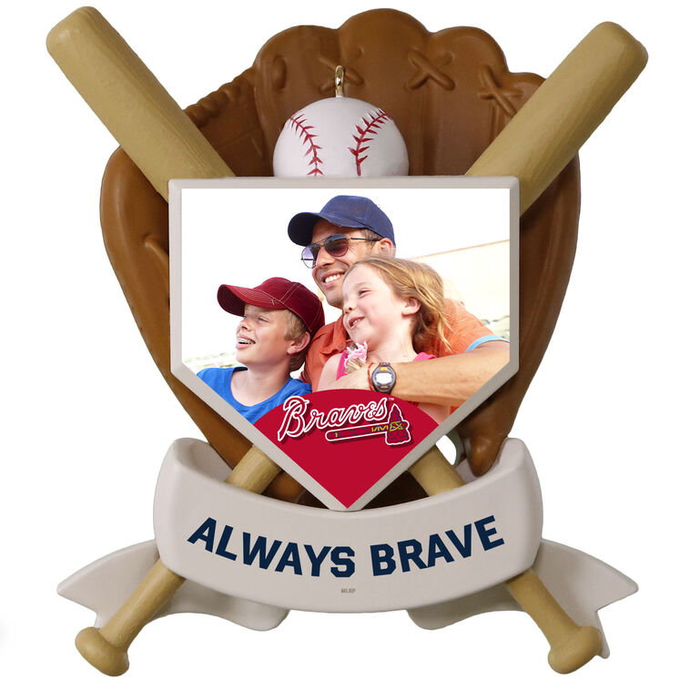 Hallmark MLB Atlanta Braves™ Baseball Personalized Ornament Custom Photo And Text