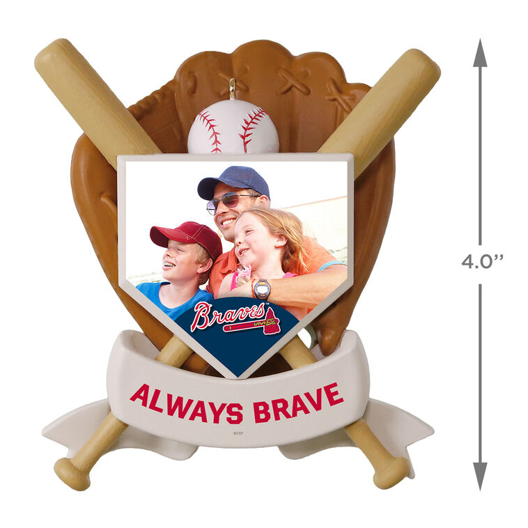 Hallmark MLB Atlanta Braves™ Baseball Personalized Ornament Custom Photo And Text