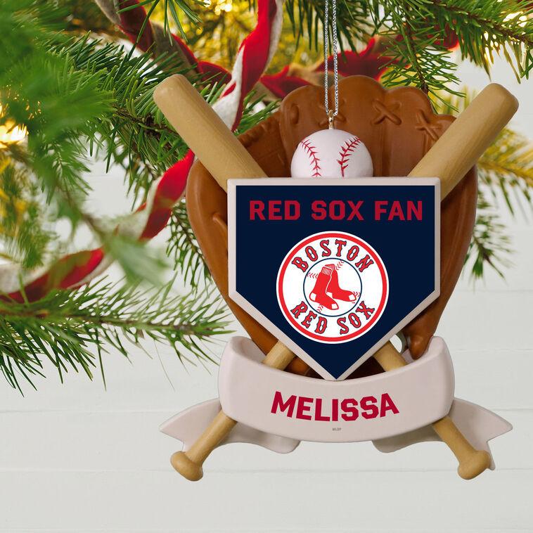 Hallmark MLB Boston Red Sox™ Baseball Personalized Ornament Custom Text