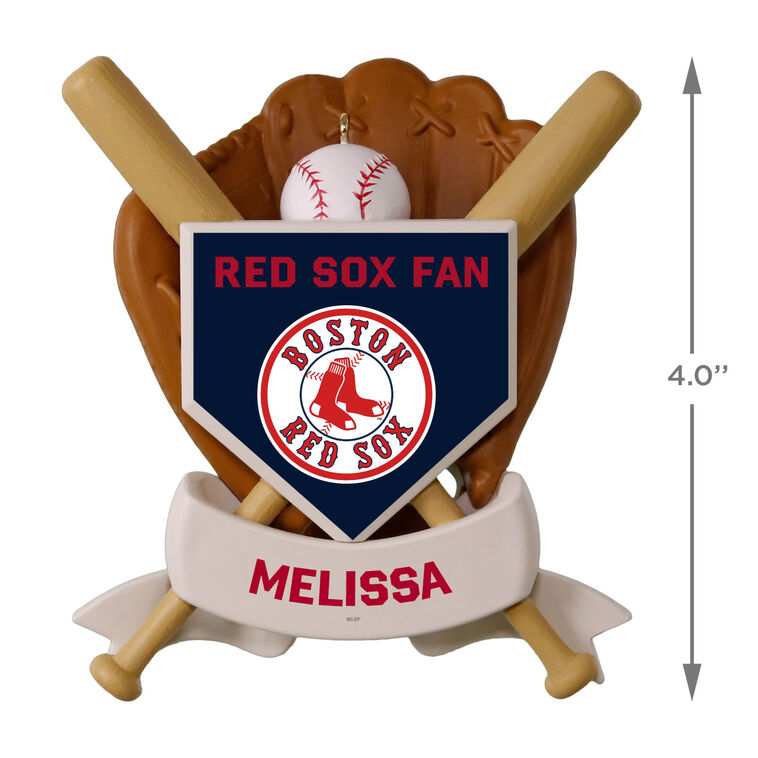 Hallmark MLB Boston Red Sox™ Baseball Personalized Ornament Custom Text
