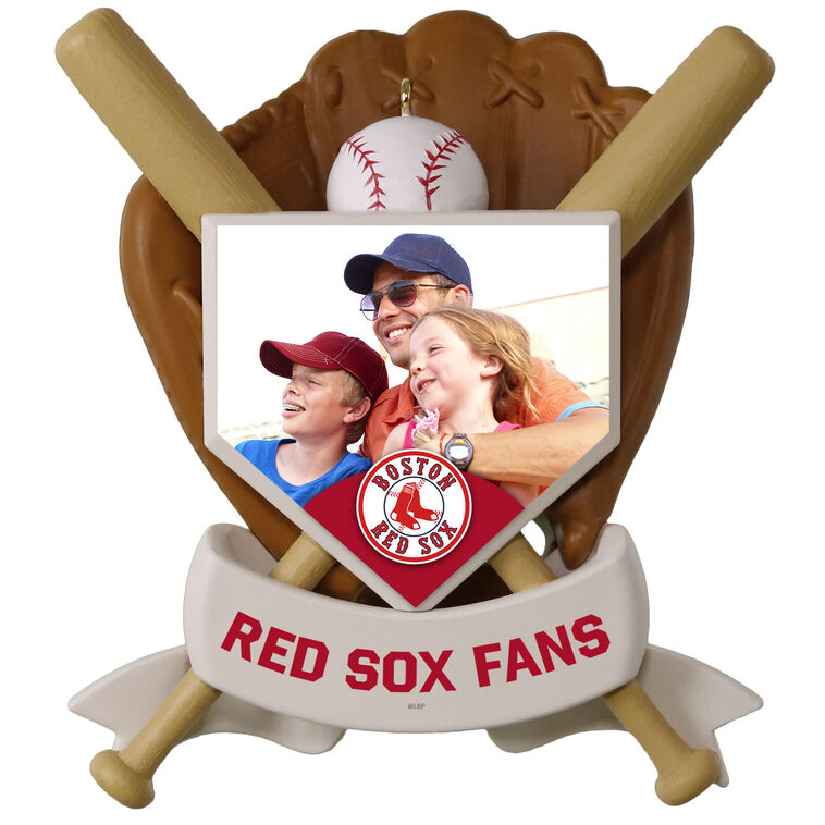 hallmark MLB Boston Red Sox™ Baseball Personalized Ornament Custom Photo and Text