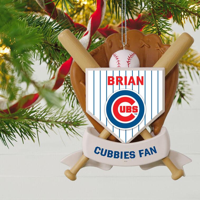 Hallmark MLB Chicago Cubs™ Baseball Personalized Ornament Custom Text