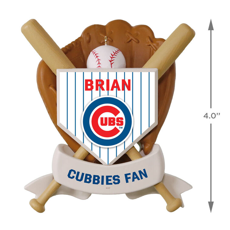Hallmark MLB Chicago Cubs™ Baseball Personalized Ornament Custom Text