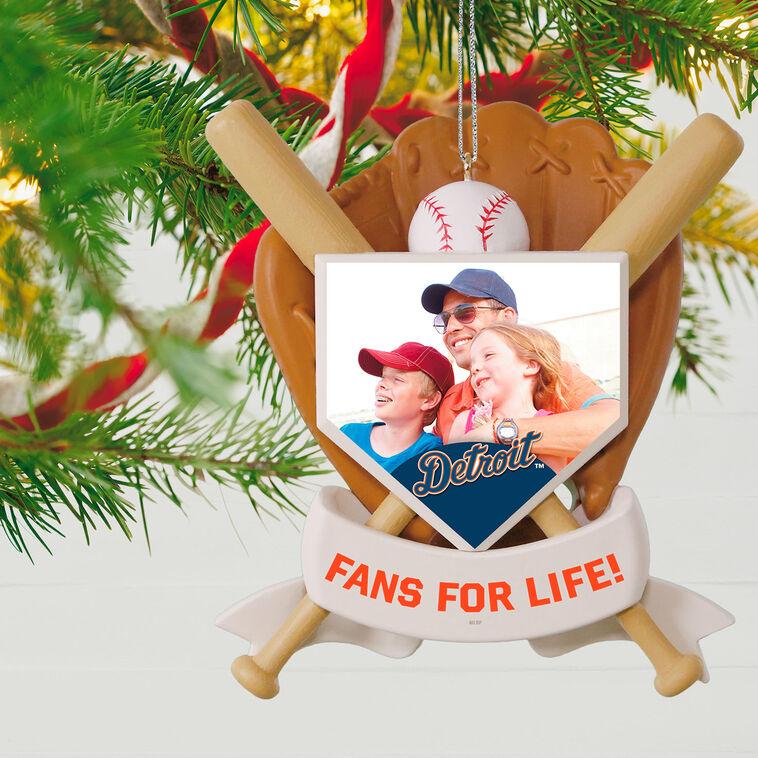 Hallmark MLB Detroit Tigers™ Baseball Personalized Ornament Custom Photo And Text