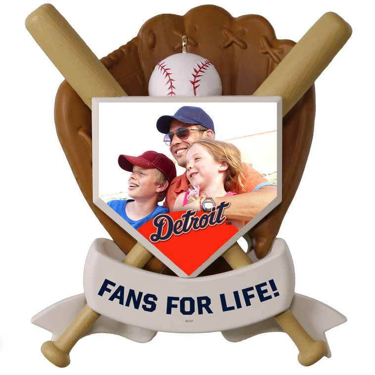 Hallmark MLB Detroit Tigers™ Baseball Personalized Ornament Custom Photo And Text