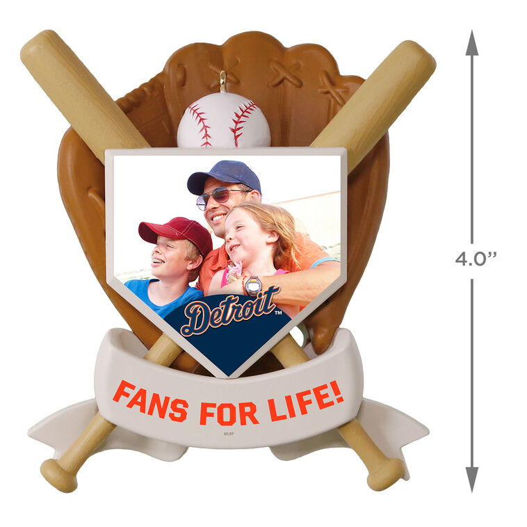Hallmark MLB Detroit Tigers™ Baseball Personalized Ornament Custom Photo And Text