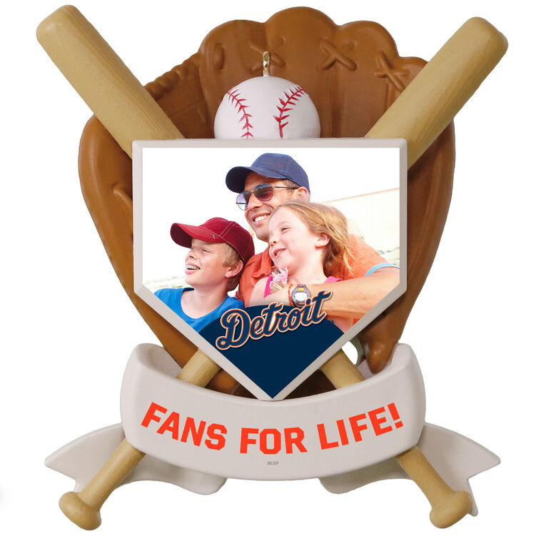 hallmark MLB Detroit Tigers™ Baseball Personalized Ornament Custom Photo and Text