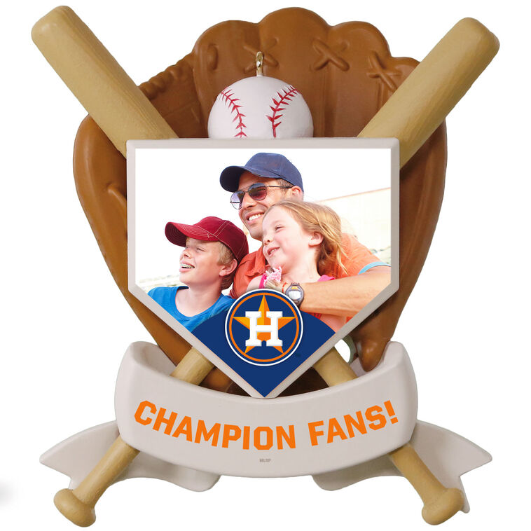 Hallmark MLB Houston Astros™ Baseball Personalized Ornament Custom Photo And Text