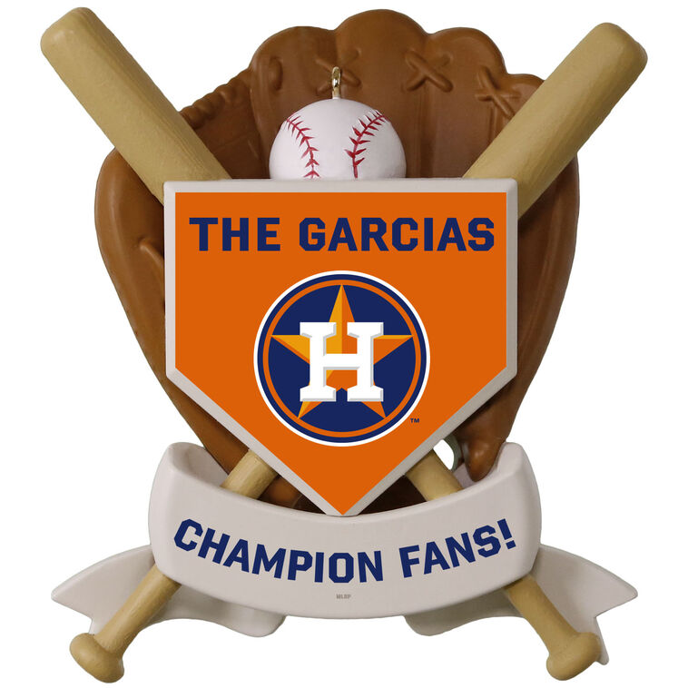 Hallmark MLB Houston Astros™ Baseball Personalized Ornament Custom Text