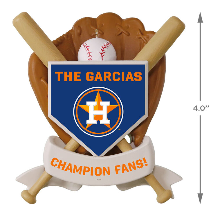 Hallmark MLB Houston Astros™ Baseball Personalized Ornament Custom Text