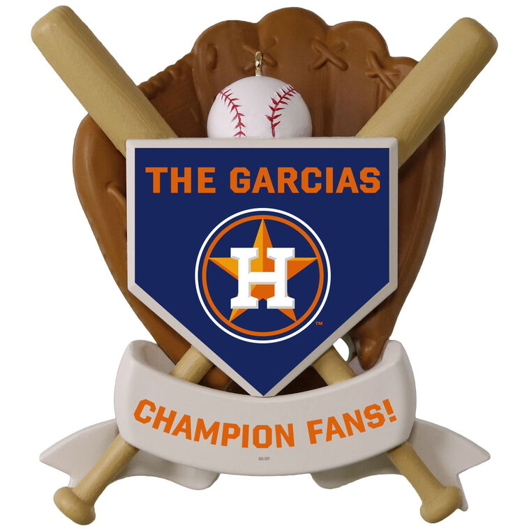 hallmark MLB Houston Astros™ Baseball Personalized Ornament Custom Text